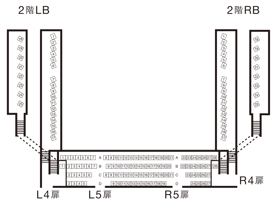 シアターミラノ座の座席の見え方2階3階の違いは？S席A席がない刀剣乱舞はどこが見えやすい？